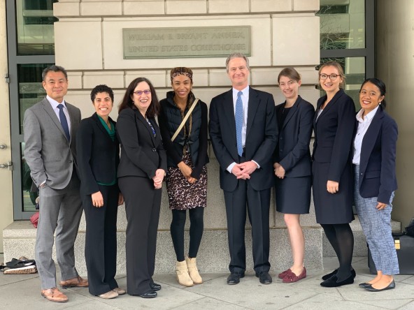 Legal Aid team at the courthouse