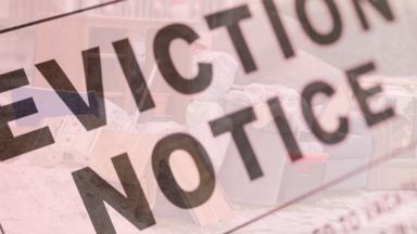 An eviction notice