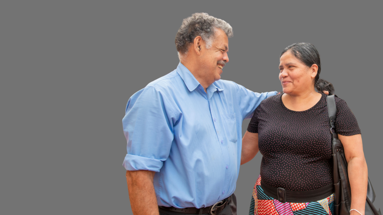 Pictured: Former Legal Aid clients Jose Raul and Adela Garcia de Salamanca 