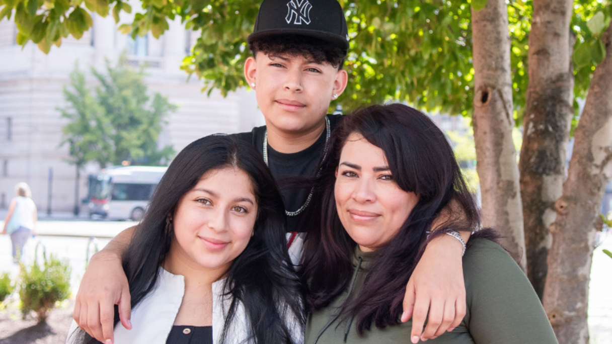 Wendy Guix and her children