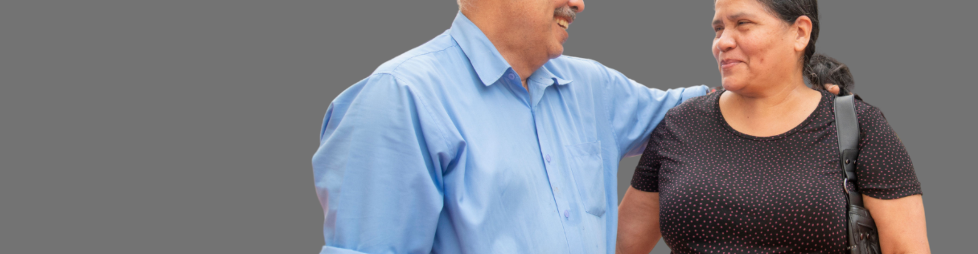 Pictured: Former Legal Aid clients Jose Raul and Adela Garcia de Salamanca 